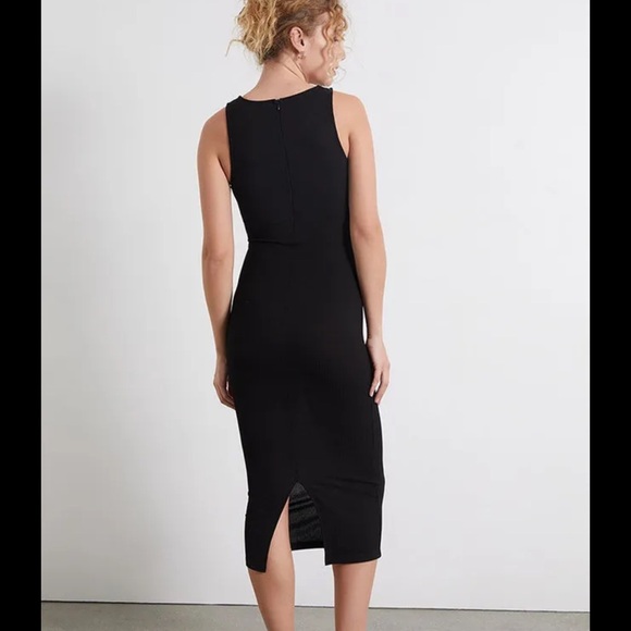 Revolve Black Midi Dress - Picture 2 of 6